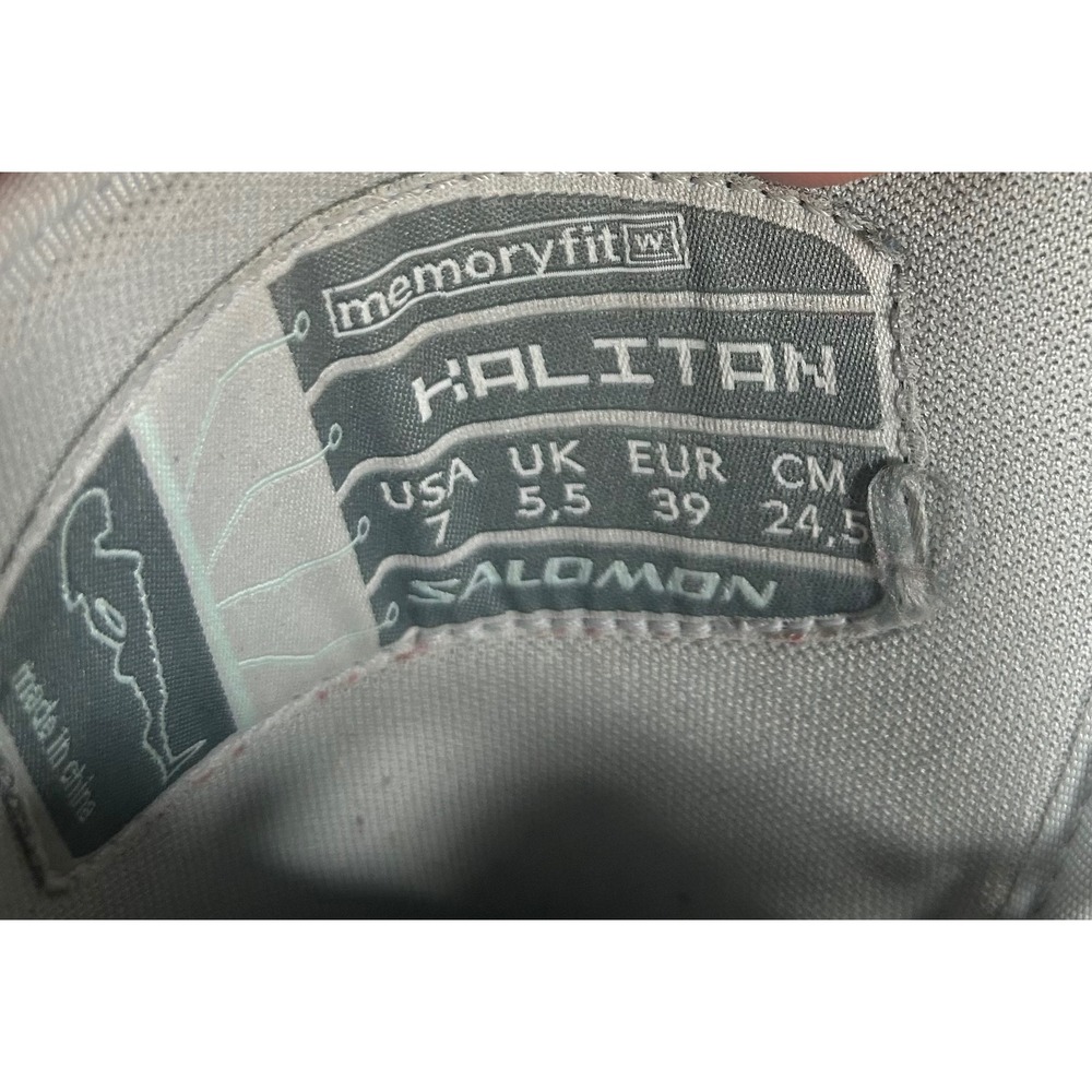 Salomon Kalitan Womens Snowboard Boots Grey Blue Memory Fit Size 7 USA 39 EUR - Picture 5 of 5